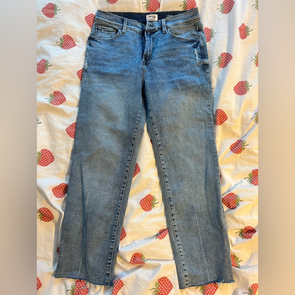 slim straight jeans